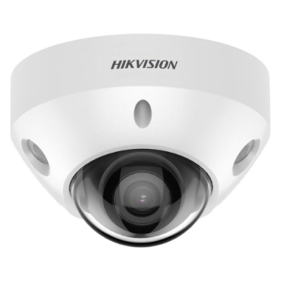 HIKVISION HIK-2583G3LIUY2 ACUSENSE IP CAM WHT AI NEMA 4X 8MP/ 4K H.264/5/5+/ MJPEG UFO/MINI DOME 120WDR PLAS/MET 2.8MM FXD