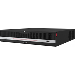 HIKVISION HIK-9632NXIM8AF 32CH BLACK AI NVR UPTO 32MP H.264/4+/5/5+ 2XNIC 320MBPS INPUT 2CH@32MP 8XSATA HDD PORT @ 20TB YES