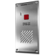DALLAS DELTA SENTRYDCOM1BV SENTRY 4-WIRE 1-BUTTON AUDIO DOOR STATION SILVER S/S VERTICAL 9-20VDC DRY CONTACT LOCK OUTPUT