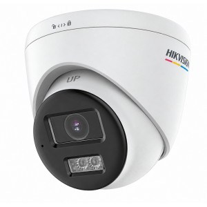 HIKVISION HIK-2CE72KF3TLS2 COLORVU HDTVI WHITE 3K SMART HYBRID LIGHT TURRET 2.8/3.6MM IR+WHITE LIGHT 40M IP67 BUILT-IN MIC