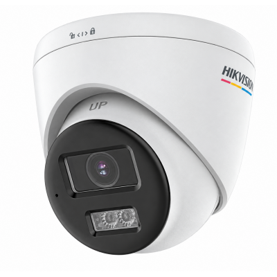 HIKVISION HIK-2CE72KF3TLS2 COLORVU HDTVI WHITE 3K SMART HYBRID LIGHT TURRET 2.8/3.6MM IR+WHITE LIGHT 40M IP67 BUILT-IN MIC