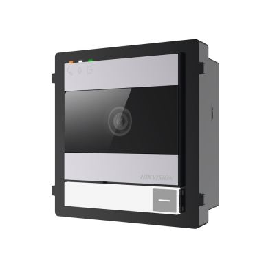 HIKVISION HIK-KD8005-IME1 KD8 IP MODULAR DOOR STATION A/V MAIN MODULE BLACK 2 CALL BUTTONS 5MP WDR IP65 IK08 2 LOCK RELAYS 12VDC