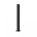 SECURITY DESIGNS SQ1300B 1.270M SQUARE BARRIER BOLLARD DURAGAL POST BLACK BASE PLATE 182X182 (MM)