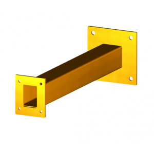 SECURITY DESIGNS SEW600YL SEC DESIGNS SEW600YL WALL MTD BOLLARD RDR / INT ARM YEL