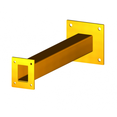 SECURITY DESIGNS SEW600YL SEC DESIGNS SEW600YL WALL MTD BOLLARD RDR / INT ARM YEL