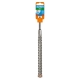 SUTTON D6342200 D634 22MM SDS PLUS MASONRY DRILL BIT 4-CUT TCT SILVER 22DIAX260H (MM)