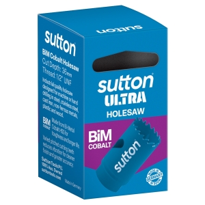 SUTTON H1050250 H105 25MM HOLESAW VARIED PITCHED TEETH BI-METAL COBALT BLUE 25DIAX36D (MM)