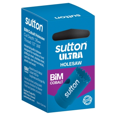 SUTTON H1050320 H105 32MM HOLESAW VARIED PITCHED TEETH BI-METAL COBALT BLUE 32DIAX36D (MM)