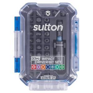 SUTTON S250S33A S250 IMPACT SCREWDRIVER BITS - SETS 33 PIECE