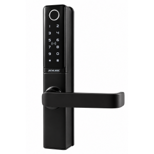 SCHLAGE SCEBZ700MB ENCORE SMART LOCK MATTE BLACK KEY OVERRIDE IP65 2 HOUR FIRE RATING BATTERY POWERED-2XCR123