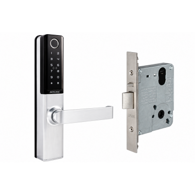 SCHLAGE SCEBZ70091SC ENCORE SMART LOCK WITH MORTICE SATIN CHROME KEY OVERRIDE IP65 2 HOUR FIRE RATING BATTERY POWERED-2XCR123