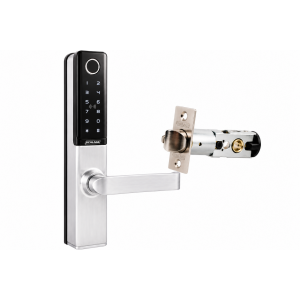 SCHLAGE SCEBZ700TLSC ENCORE SMART LOCK WITH TUBULAR LATCH SATIN CHROME KEY OVERRIDE IP65 2 HOUR FIRE RATING BATTERY