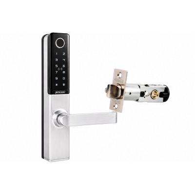 SCHLAGE SCEBZ700TLSC ENCORE SMART LOCK WITH TUBULAR LATCH SATIN CHROME KEY OVERRIDE IP65 2 HOUR FIRE RATING BATTERY