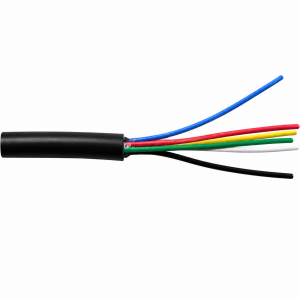 RADUM BCUGS61402-300 SECURITY CABLE 14/0.20 6 CORE STRANDED JEL FILLED PE SHEATH 300M DRUM BLACK RED/ BLACK/ BLUE/ WHITE/
