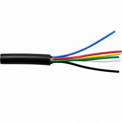 RADUM BCUGS61402-300 SECURITY CABLE 14/0.20 6 CORE STRANDED JEL FILLED PE SHEATH 300M DRUM BLACK RED/ BLACK/ BLUE/ WHITE/