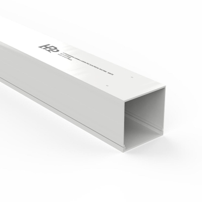 HP PROFILES HPPD100100WH 100MM X 100MM X 4M WALL MOUNT ELECTRICAL PVC WALL DUCT & LID RESIDENTIAL OR COMMERCIAL INSTALLATIONS