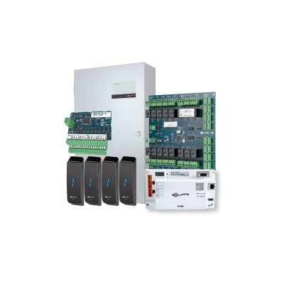 GALLAGHER C500321 SMB 4 DOOR KIT CONTROLLER HBUS 8PORT HBUS 16IN 16OUT CABINET PSU 8.0A 4X T15 READER BLACK