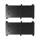 GALLAGHER C200002 HALF-FOOTPRINT MOUNTING PLATE SUITS 1X HALF, 2X QUARTER FOOTPRINT PCBS 2 PACK GREY