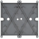 GALLAGHER C200001 FULL-FOOTPRINT MOUNTING PLATE SUITS 1X FULL, 2X HALF, 4X QUARTER FOOTPRINT PCBS GREY