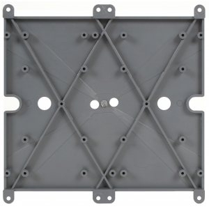 GALLAGHER C200001 SMB MOUNTING PLATE GREY DESIGNED TO FIT THE SCREW HOLES OF A FULL GALLAGHER CABINET FOOTPRINT