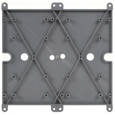 GALLAGHER C200001 FULL-FOOTPRINT MOUNTING PLATE SUITS 1X FULL, 2X HALF, 4X QUARTER FOOTPRINT PCBS GREY
