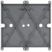 GALLAGHER C200001 FULL-FOOTPRINT MOUNTING PLATE SUITS 1X FULL, 2X HALF, 4X QUARTER FOOTPRINT PCBS GREY