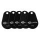 GALLAGHER C500470 SMB KEY FOB MIFARE DESFIRE EV2/EV3 4K 13.56MHZ 10X BLACK 45HX30WX2.2D (MM)