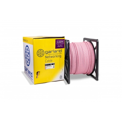 MADISON UTPL6HFPK305RBB CAT6 UTP CABLE 24AWG 4 PAIR TWISTED SOLID CORE UNSCREENED PE LSZH( L/SMK 0 HAL) SHEATH 305M BOX PINK
